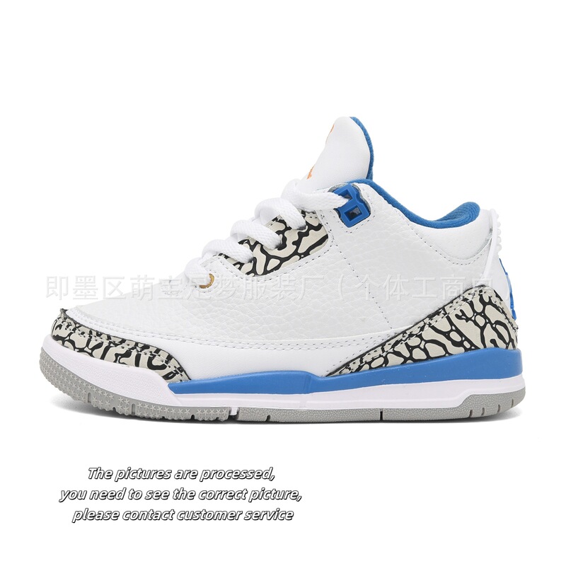 Yy383 Cross-Border Kidsren's Sports Shoes Aj3 Men's and Women's Kidsren's Shoes Family Sports Basketball Shoes Kids Shoes