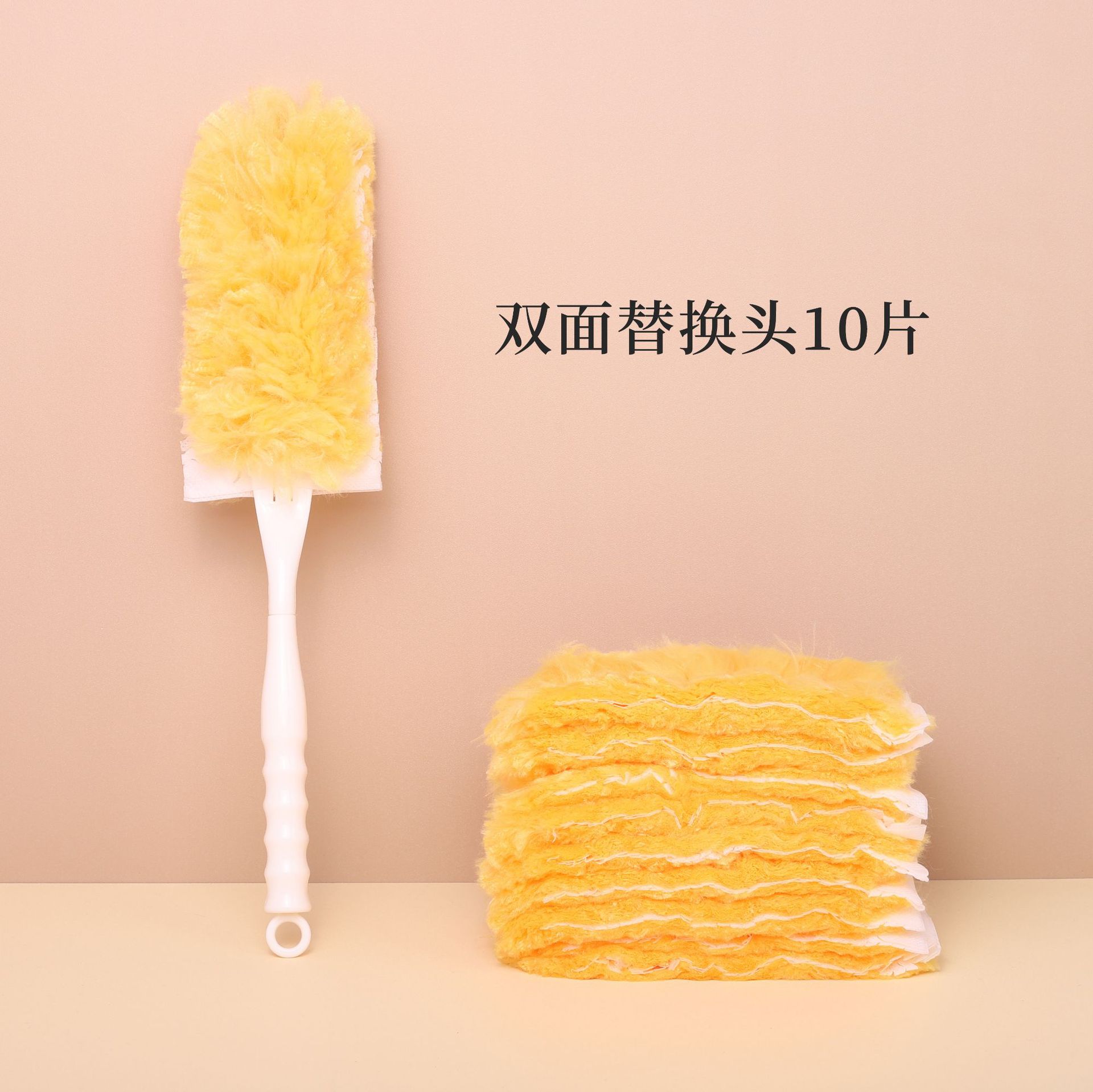 静電気除塵はたき替え芯デスクトップのほこりの隙間の毛屑洗浄ブラシ自動車家庭用鶏毛はたき