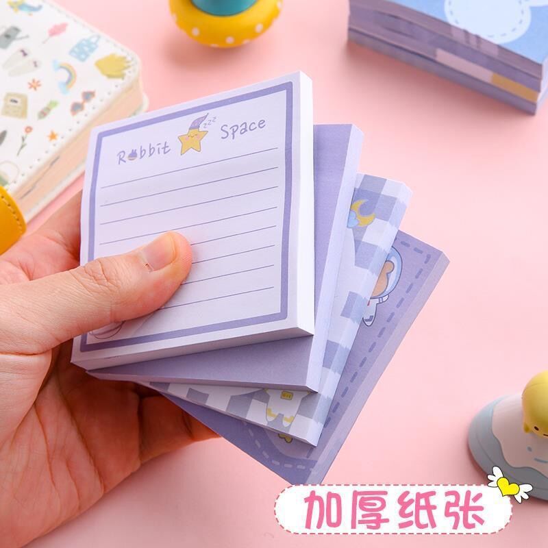 Celebridad en línea ins estilo de dibujos animados lindo nota adhesiva n veces etiqueta engomada de alto aspecto estudiante nota mensaje pegajoso