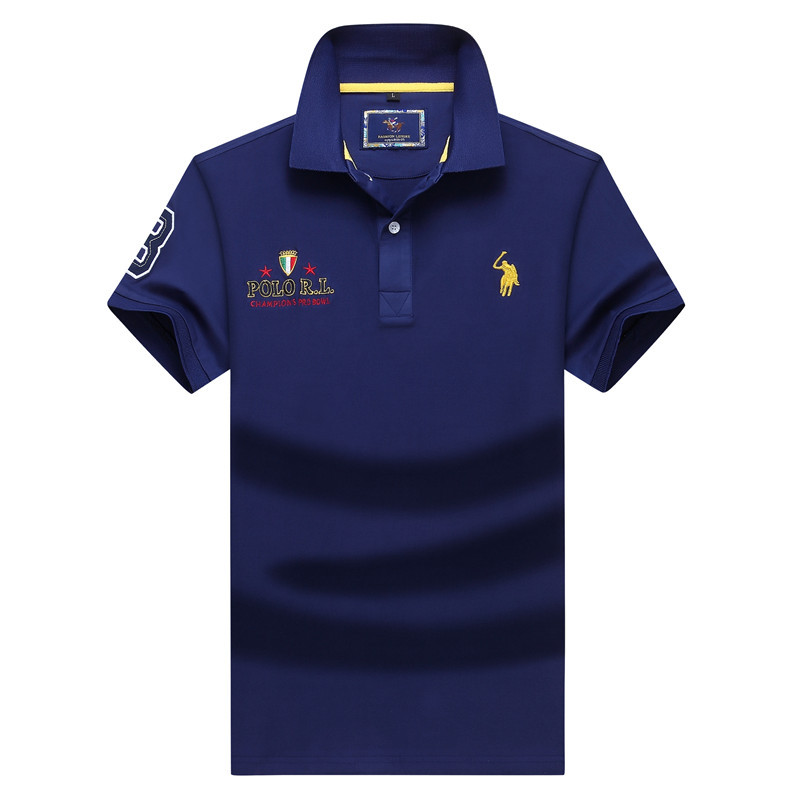 Men's short-sleeved POLO shirt 2021 summ...