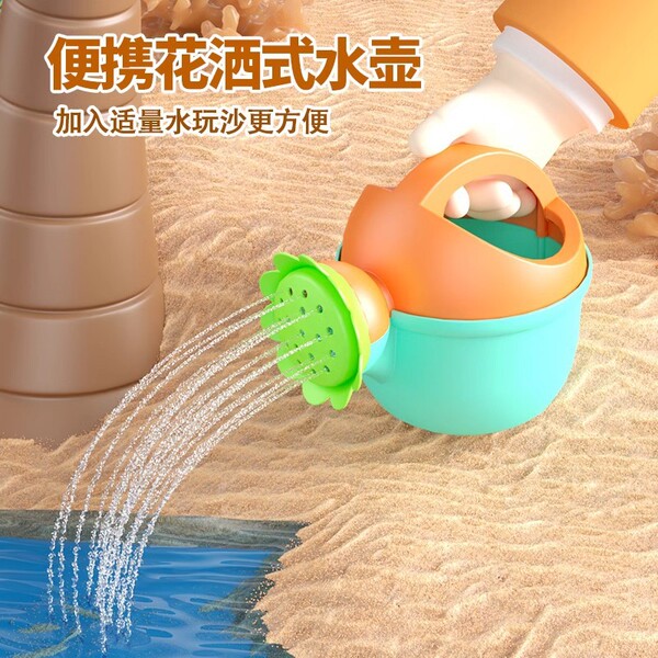 Children's beach toy car play in water