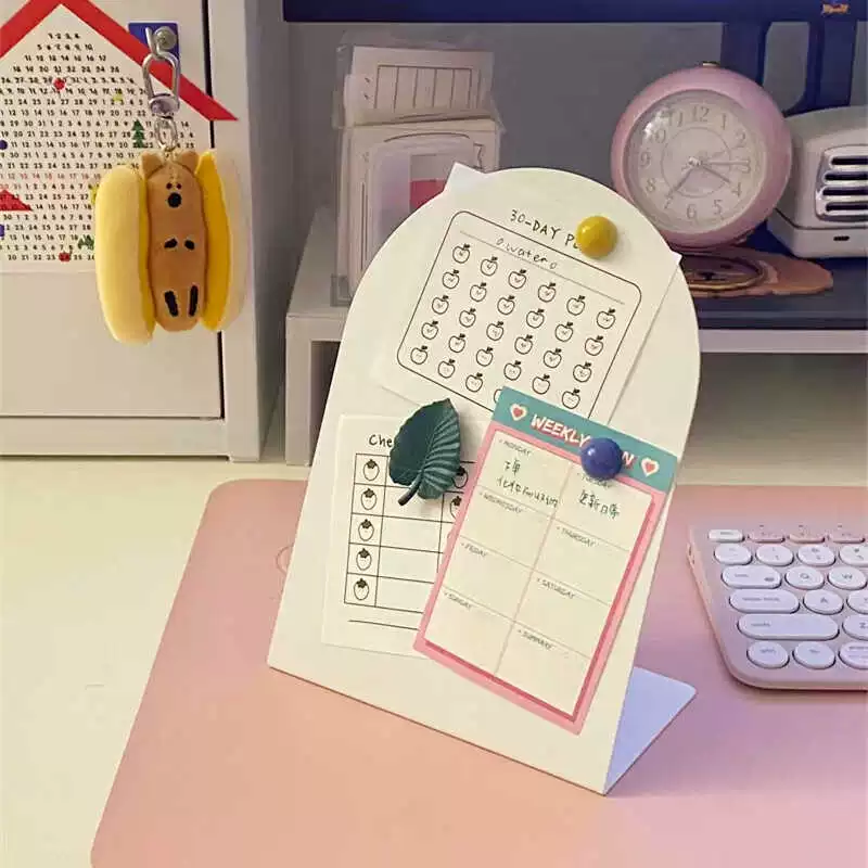 Настольная магнитная доска для сообщений, офисная записная доска, напоминалка, входная закладка, меню, декоративная информационная панель