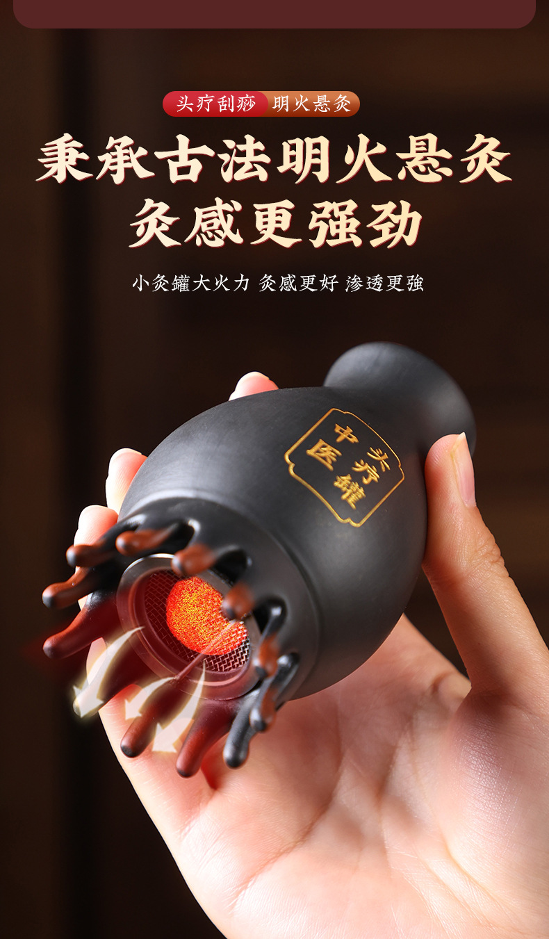 Ceramic Moxa Stick Holder Base 11.5cm Thickened Ash Catcher for Moxibustion Warming Use key features