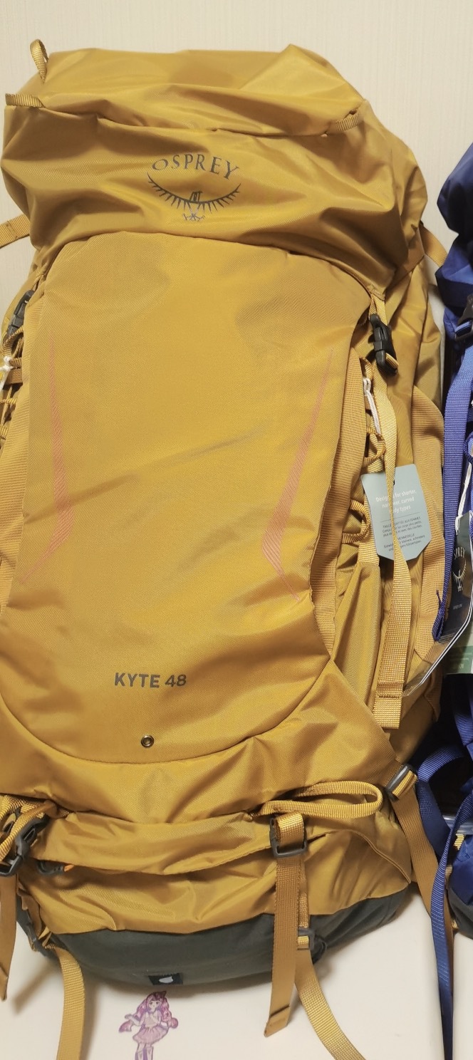 Mochila de Senderismo y Montañismo KYTE 38L 48L de Nylon Impermeable image 12