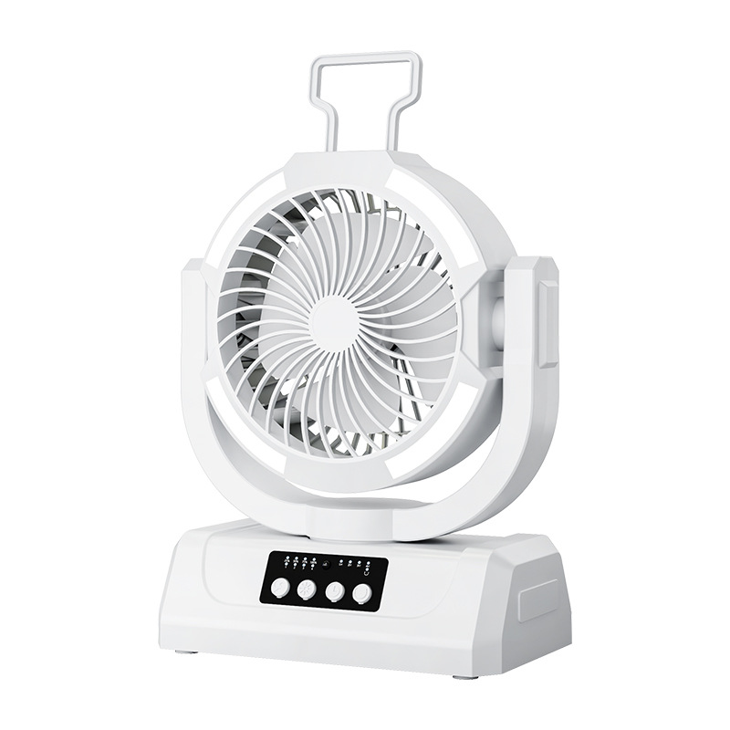 El nuevo ventilador para acampar al aire libre es recargable, batería de larga duración, pesca, artefacto de enfriamiento silencioso, puesto doméstico, tienda colgante