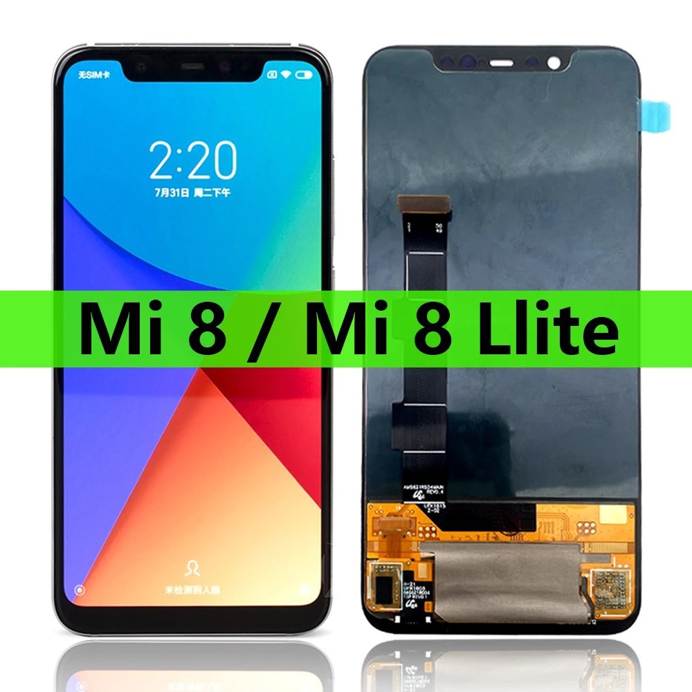 comercio exterior mayorista aplicable Xiaomi Mi 8 M1803E1A / Mi 8 Lite conjunto de pantalla de teléfono móvil