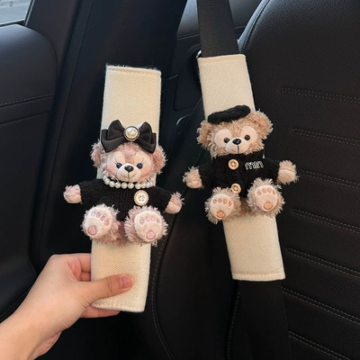 Anti-Wear Clothes Couple Pair of — Seat belt shoulder pad