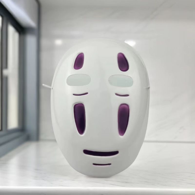 Quan and the Journey to the West Cross-border Supply Source Faceless Man Mask Full Face Dance Convention Cosplay Horror Plastic PVC Props Wholesale