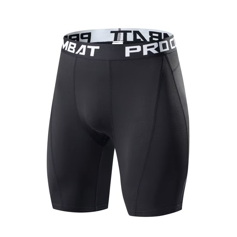 Pantalones cortos deportivos, pantalones elásticos transpirables para hombres, leggings transpirables, anti-permeación de verano, fábrica transfronteriza al por mayor