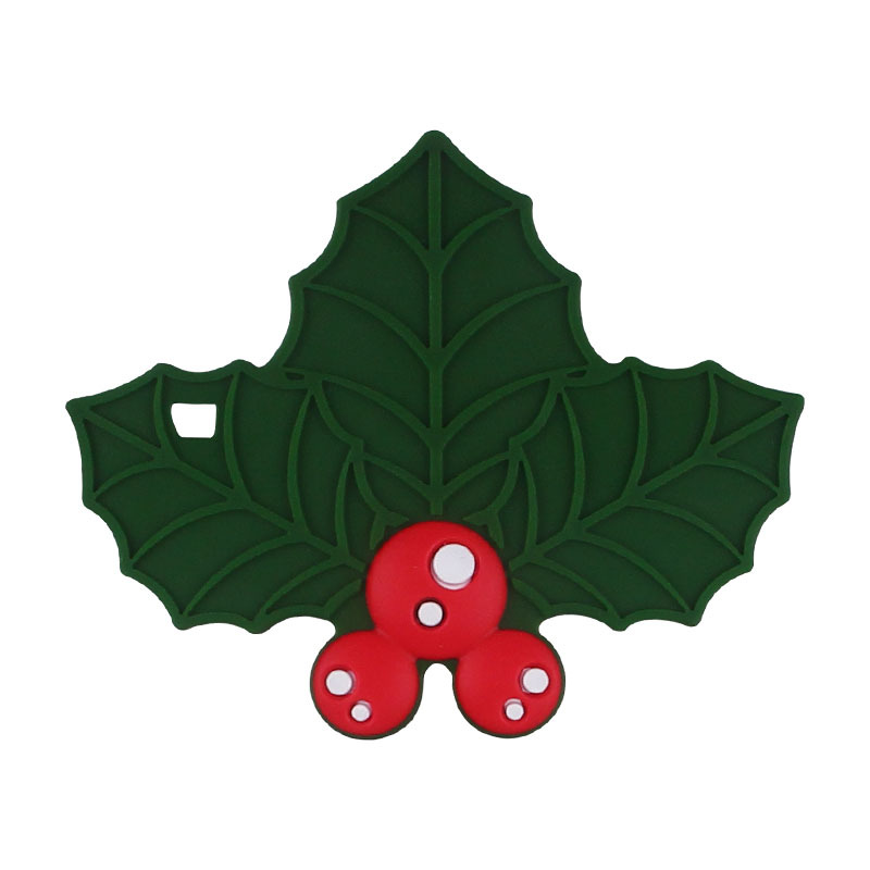 Nueva SERIE DE Navidad bebé teether suministros bebé juguetes creativos de silicona molar teether Amazon AliExpress