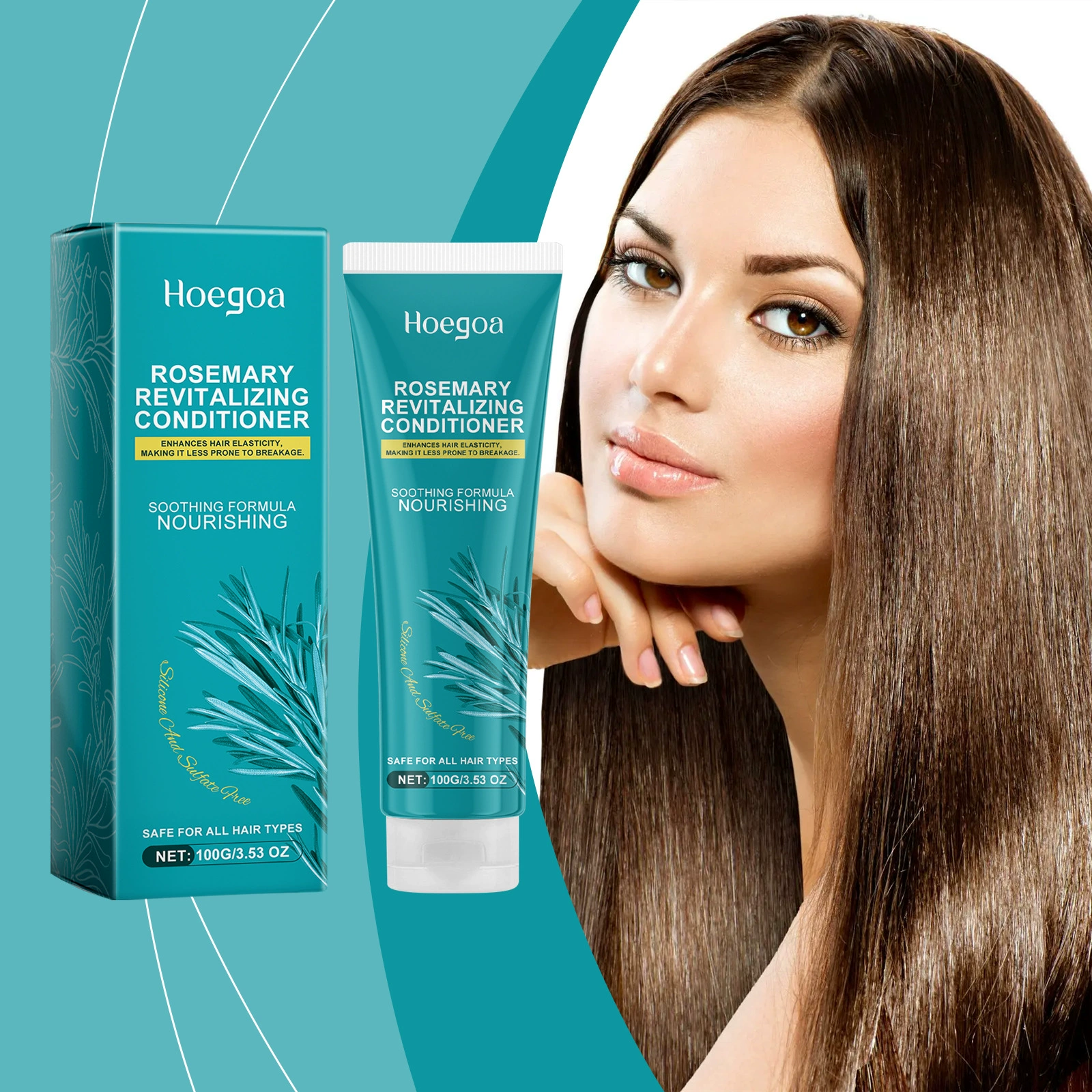 HOEGOA Кондиционер с розмарином Увлажняющий Питательный Уход за волосами