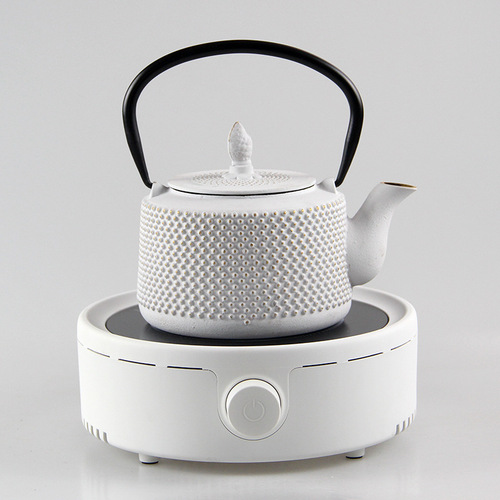 Cast iron kettle with filter, cast iron kettle, iron teapot, rust-proof inner wall, tea kettle, electric ceramic stove, tea set
