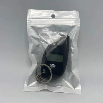 Air pressure gauge/tire pressure gauge Pressure Gauge Keychain Barometer Tire - black-bag