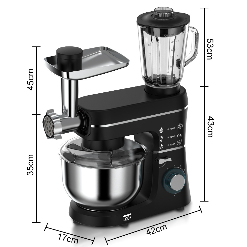 RAF chef machine 3-in-1, dough mixer, meat grinder and juicer