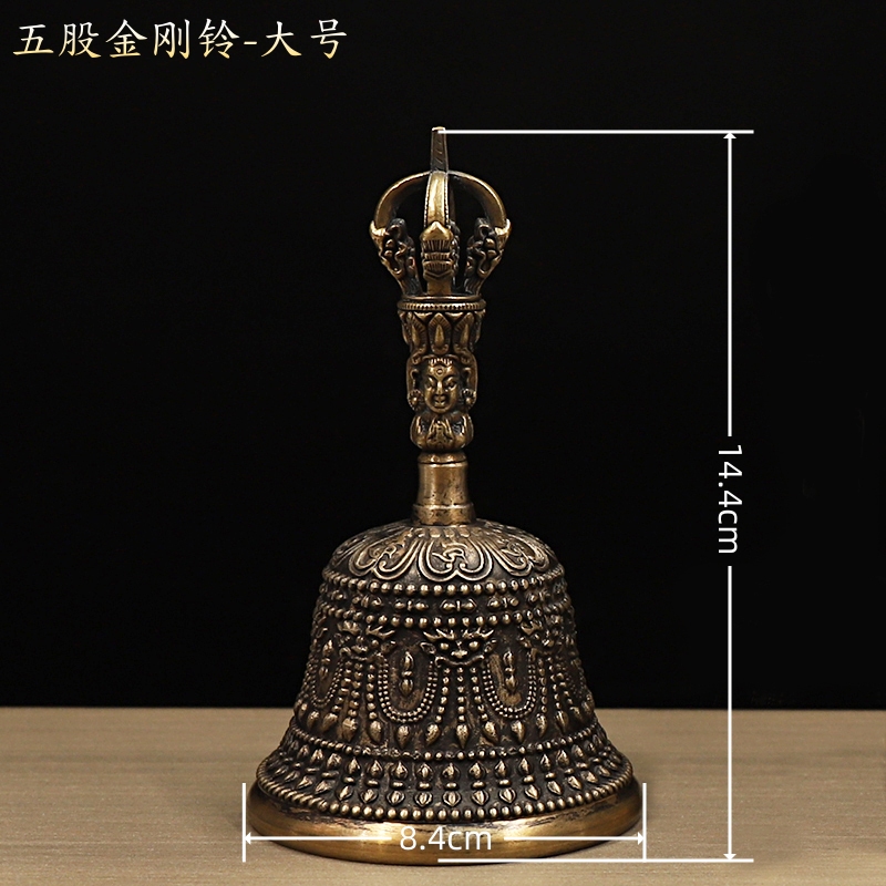 仏具用品、タントラ大型仏具、仏鐘、銅鐘、古風道鐘、手鐘、金剛鐘、杵、三清鐘、仏鐘|undefined