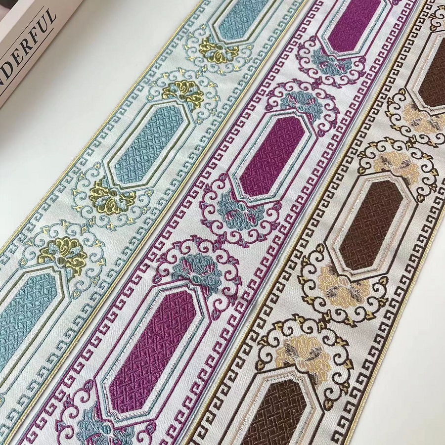 提花织带花边复古窗帘家居布艺服装辅料SH-3172宽9CM