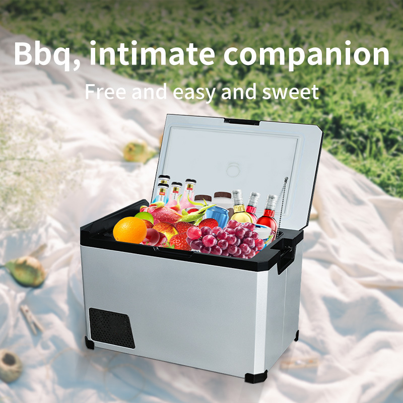 Car Refrigerator, Truck Mini Refrigerator, Car Small Refrigerator, 50L Dual-Use for Car and Home, Extra-Large Capacity Medicine Cooler