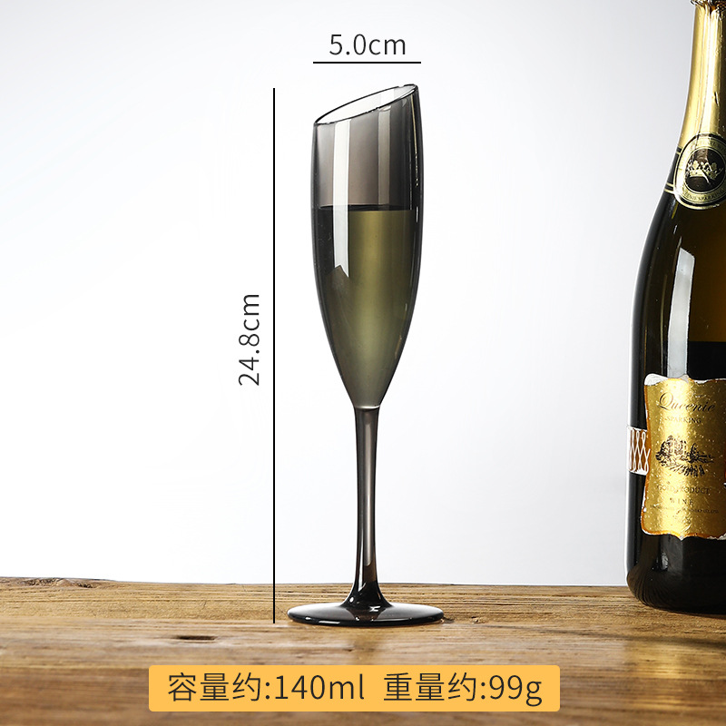 그레이 샴페인 글라스 140ml