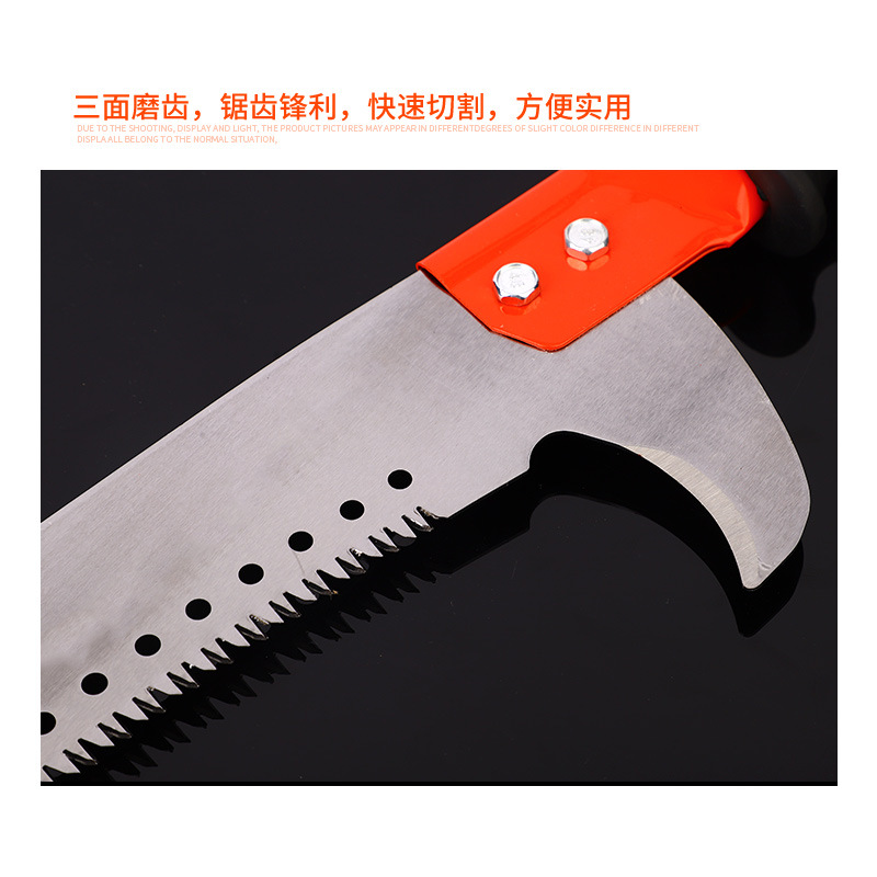 Hook Saw Wholesale Garden Hook Saw Toothed Hook Saw Garden Fruit Tree Pruning Saw Manganese Steel Woodworking Hand Saw