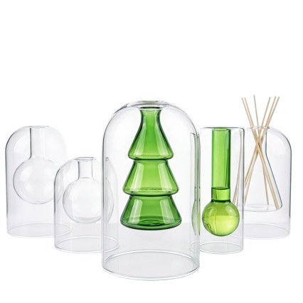 Frasco Difusor de Aroma de Vidrio de Borosilicato Alto, para Aromaterapia de Hogar