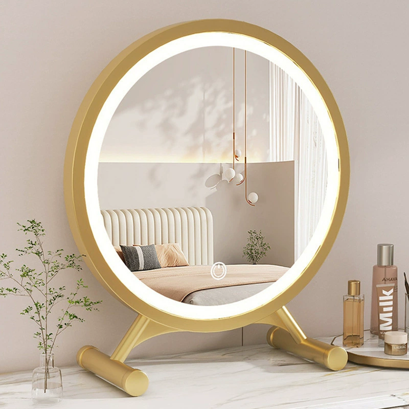 Dressing table with light, table fill light for students for bedroom, internet celebrity
