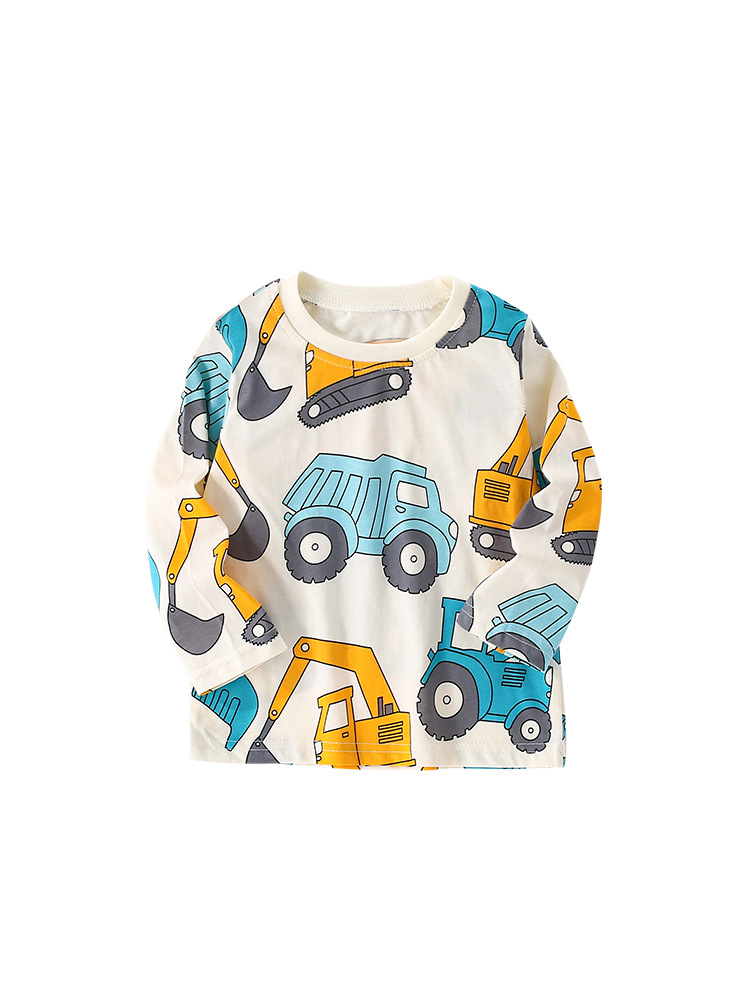 Malwee leggings para niños de otoño nuevo estilo europeo y americano para niños de cuello redondo casual camiseta de manga larga ropa infantil