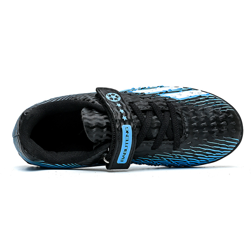 Nuevos zapatos transfronterizos de fútbol transpirables para niños zapatos de entrenamiento de césped interior zapatos de fútbol antideslizantes zapatos de fútbol