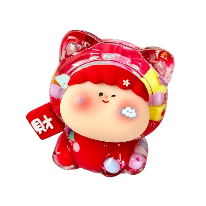爆款抖音可爱萌宠招财猫盲盒潮玩创意桌面摆件装饰摆件创意批发|undefined