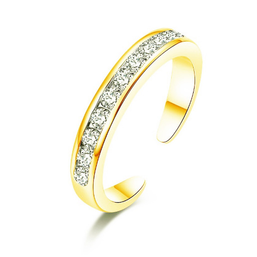 Daily Occasion S925 Sterling Silver Europe And America Hot Toe Ring Fashion Popular Female Opening Foot Ring Factory Wholesale Ornament