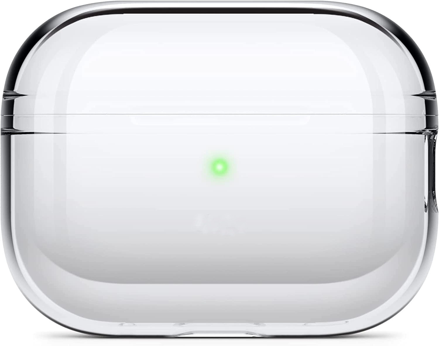 Защитный чехол (Apple) AirPods Pro 2 — TPU-накладка с интегрированной карабиной, прозрачные цвета