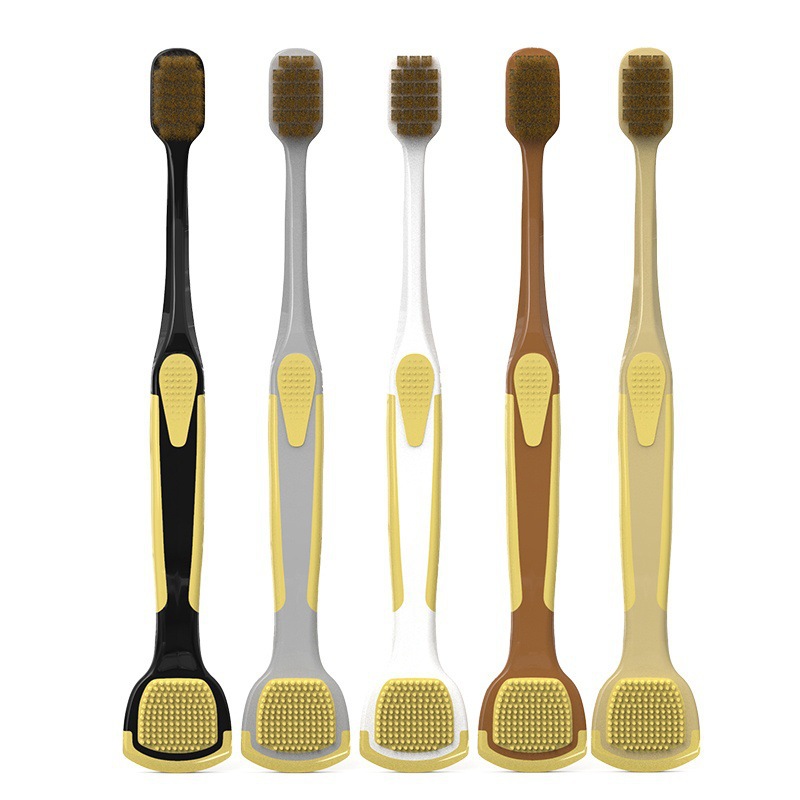 BQB5 solo cepillo de dientes raspador de lengua privado grupo de compra de puntos de regalo de cambio de edición de paquete multifuncional cepillo de dientes de pelo suave al por mayor