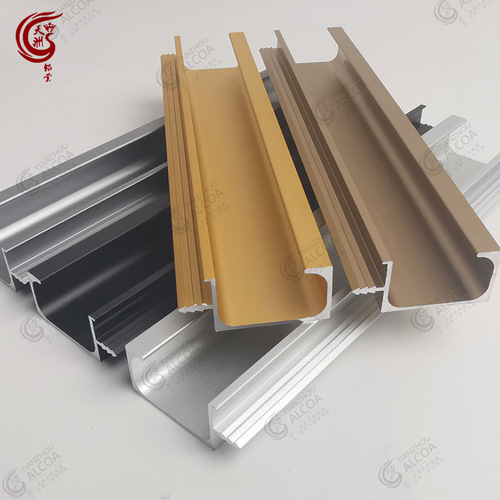 Invisible handle 18-board cabinet G-type card board edge sealing handle hardware furniture hidden wardrobe door handle manufacturer