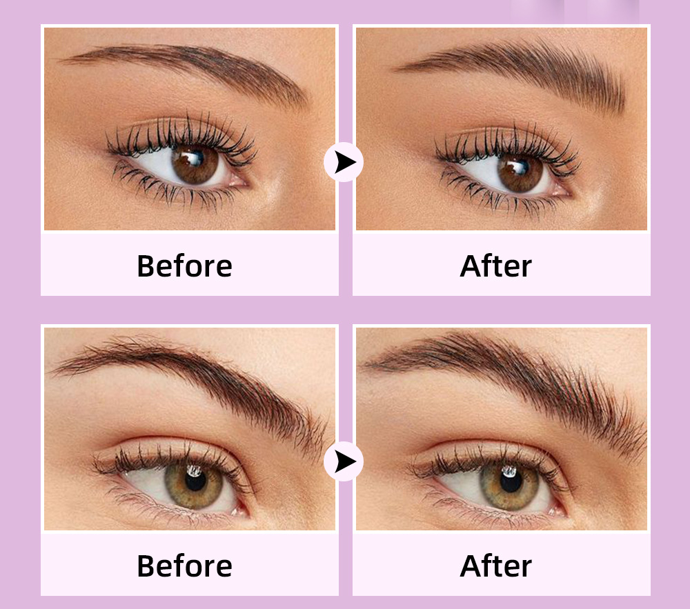 QIBEST Eyebrow Styling Liquid is a long-lasting, colorless, transparent, waterproof, sweat-proof and non-fading eyebrow raincoat repair liquid undefined
