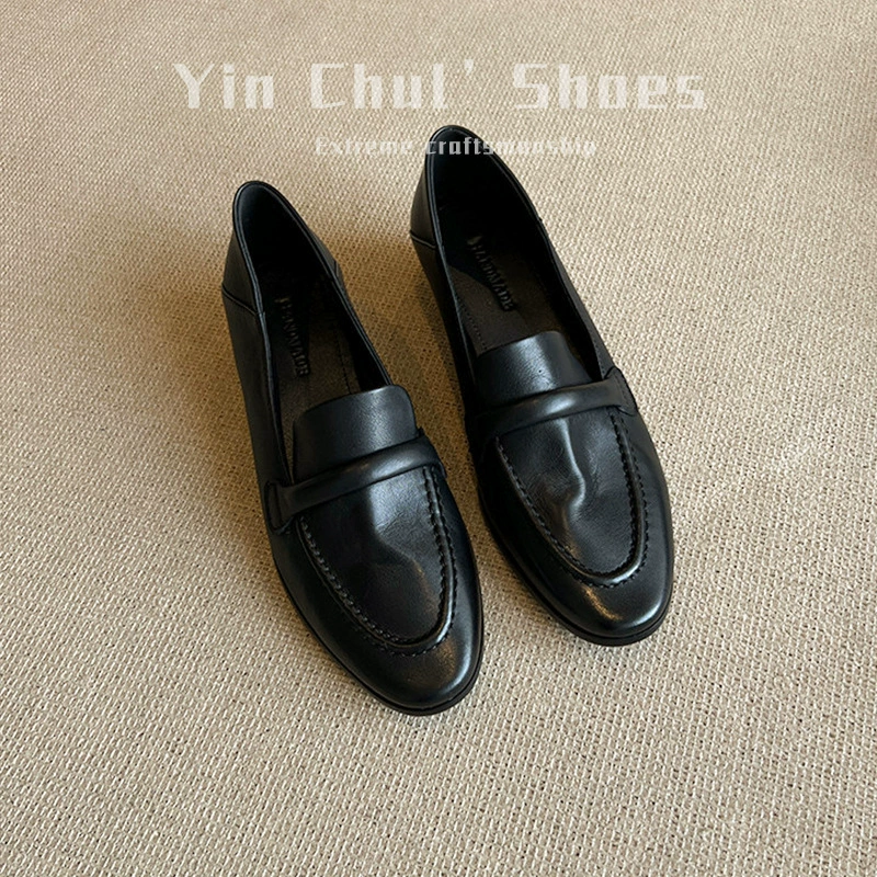 [Готовы к отправке мгновенно] Женские туфли-подошвы Chengdu style на одной ноге для весны и осени, новая ретро-супер-миграция, женские туфли на осень с толстыми каблуками