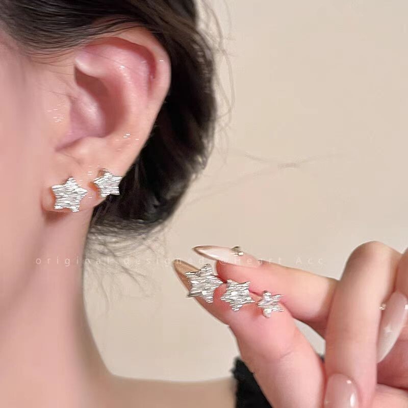 新商品の超閃星ジルコンピアス女性ファッションの軽豪華なイヤリング|undefined
