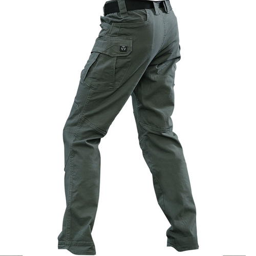 Angken Thunder Tactical Pants Men's Spring and Autumn Slim Stretch Outdoor Workwear Military Fan Pants Special Forces Functional Training Pants