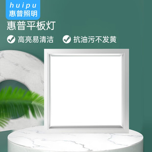Hp Seiko Led Ceiling Light Integrated Ceiling Light Flat Panel Lamp Embedded Kitchen and Bathroom Light 30*30cm White Light