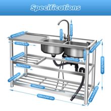 U 12550 Stains Steel Kitchen Sink with Stand �N��ˮ��