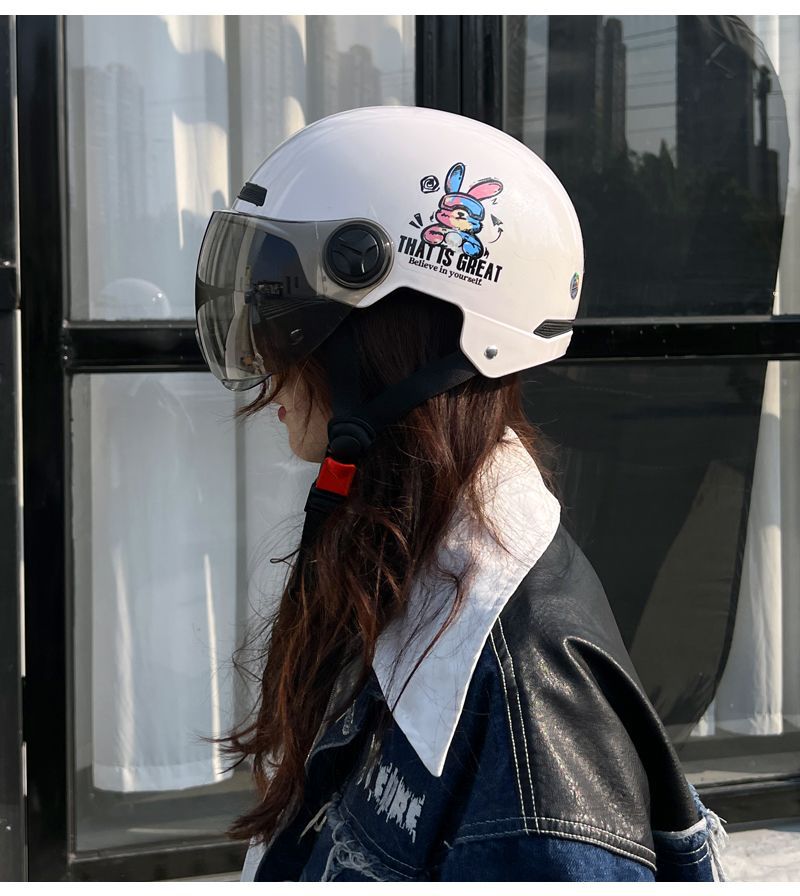 3C Certified Helmet Electric Motorcycle Half Helmet