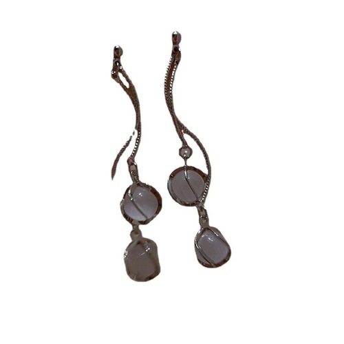 S925 silver needle niche design temperament versatile star river Su earrings simple light luxury fashion earrings earrings for women