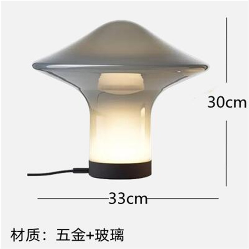クリエイティブデザイン北欧シンプルで豪華な電気スタンド寝室ベッドヘッドランプ感リビング装飾ガラス|undefined