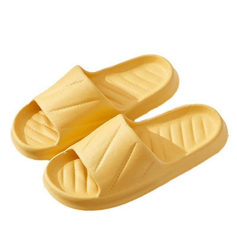 Zapatillas domésticas interiores para mujeres de verano antideslizante baño Eva zapatillas de baño suave para hombres al por mayor