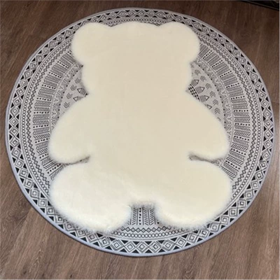 Home Floor Mat, Car Carpet - d-off-white-45x60cm