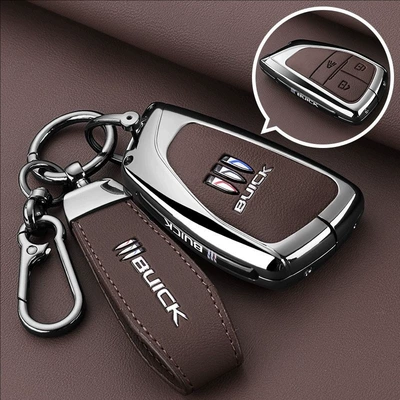 New Regal Buick Envision — Static Rod/Key Bag - smart-3-button-brown-leather-rope-buckle-hanging-buckle