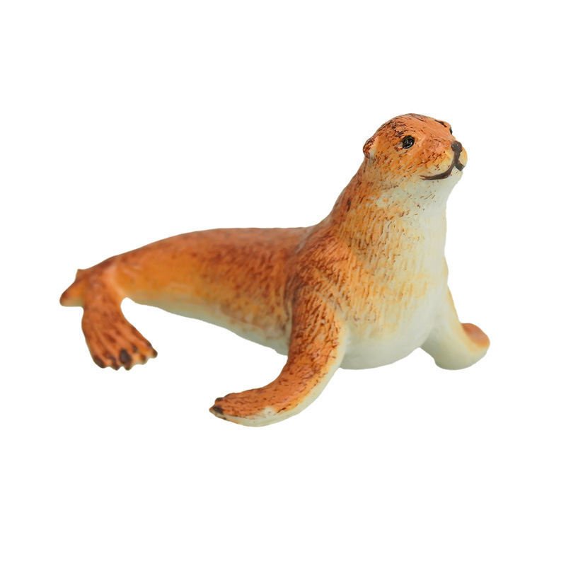 Micro paisaje playa marino adornos de animales lindo sello DIY artesanía pecera decoración del PVC morsa