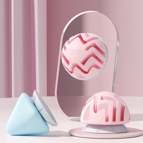 Suction cup fascia ball massage ball adsorption silicone ball foot back massage acupoint muscle relaxation meridian ball