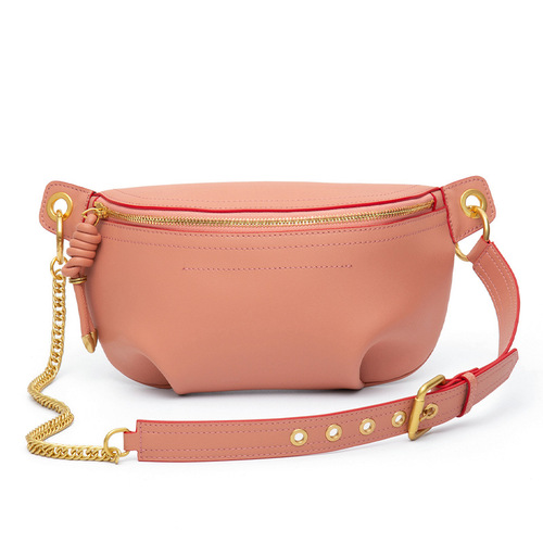 Leather bag  new design crossbody top bag for women trendy women's bag small bag versatile leather waist bag for women fashion ins