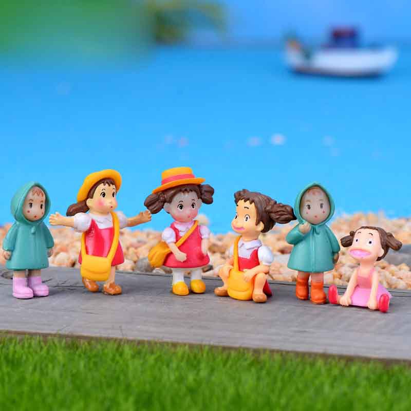 マイクロランドスケープ装飾女の子ケーキ車サンドテーブル植木鉢水槽漫画装飾品|undefined