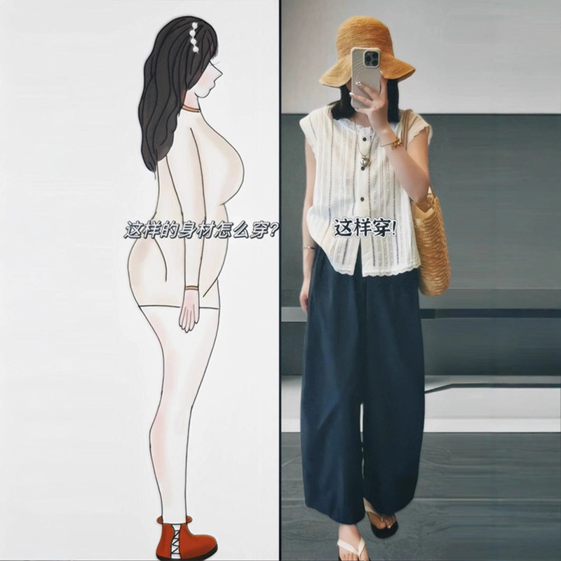 女性用の完全なスーツとマッチする夏服、プラスサイズ、脂肪カバー、痩身、塩ベース、軽やかで大人っぽいストリートファッション気質の2点セット|undefined