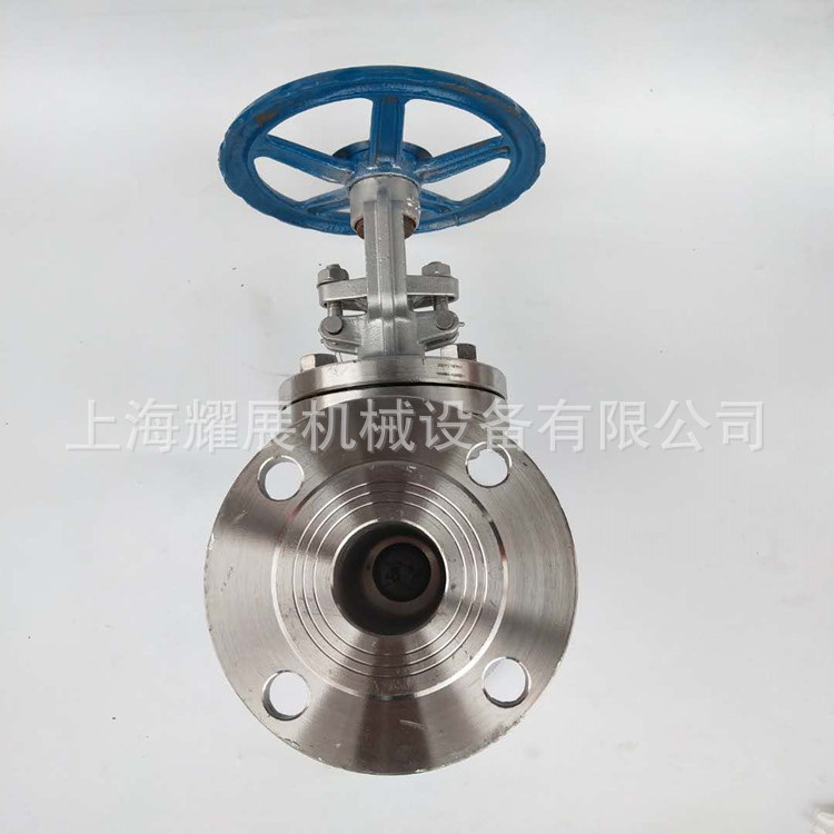 Z41W-16P 不锈钢明杆法兰手动闸阀 手动二通式手动闸阀DN80 100